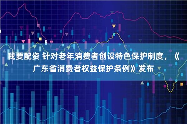 我要配资 针对老年消费者创设特色保护制度，《广东省消费者权益保护条例》发布